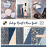 Indigo Kraft & Rose Gold  Paper Pad 12" / Block de Papel Indigo Papel DCWV