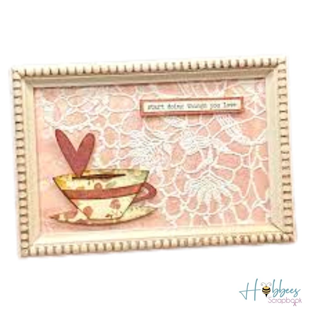 3D Textured Impressions Doily / Folder de Grabado 3D Blonda Folders de Grabado Sizzix