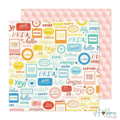 Especial Single-Sided Paper Pad 12 x 12&quot; / Block de Papel Especial Papel American Crafts