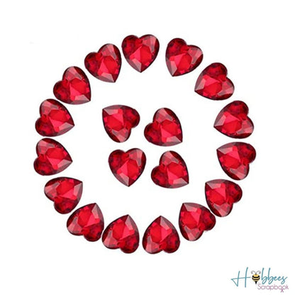 Heart Adhesive Gems / Gemas Adhesivas de Corazón Adornos / Embellishments Studio 112