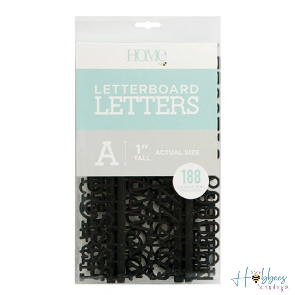 Black 1&quot; Letters / Letras Negras Para Tablero Accesorios DCWV