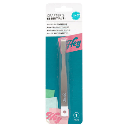 Broad Tip Tweezers / Pinzas Rectas De Punta Ancha Herramientas We R Memory Keepers