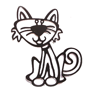 Funny Cat Die / Suaje de Gatito Dados de Corte / Suajes / Troqueles Cheery Lynn Designs