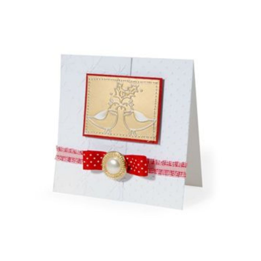 Textured Impressions Warm Wishes / Folder de Grabado Buenos Deseos Folders de Grabado Sizzix