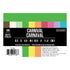 Carnival Paper 180 Sheets / 180 Hojas Papel Carnaval 11 x 16 cm Papel Colorbok