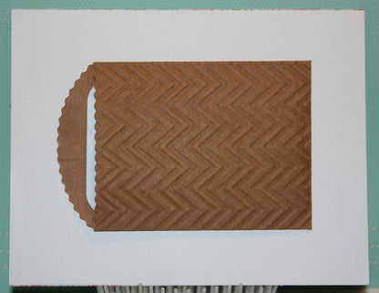 Embossing Folder Chevron / Folder de Grabado Zig Zag Descontinuado Darice