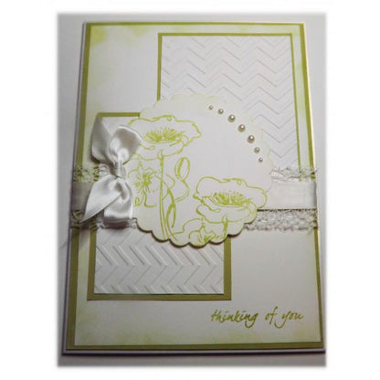 Embossing Folder Chevron / Folder de Grabado Zig Zag Descontinuado Darice