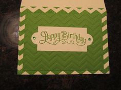 Embossing Folder Chevron / Folder de Grabado Zig Zag Descontinuado Darice