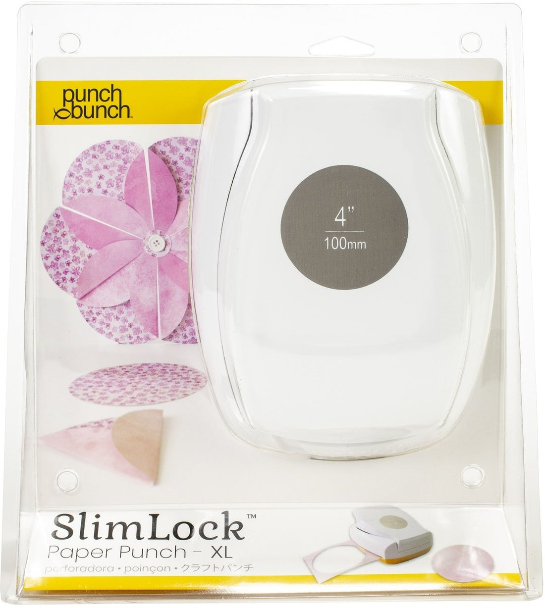 SlimLock XLarge Punch Circlen 4&quot; / Perforadora de Círculo X Gde Perforadoras Punch Bunch