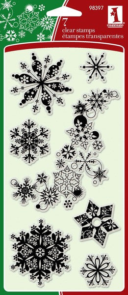 Sellos de Polímero Copo de Nieve / Snowflakes A-Plenty 98397 Descontinuado Inkadinkado