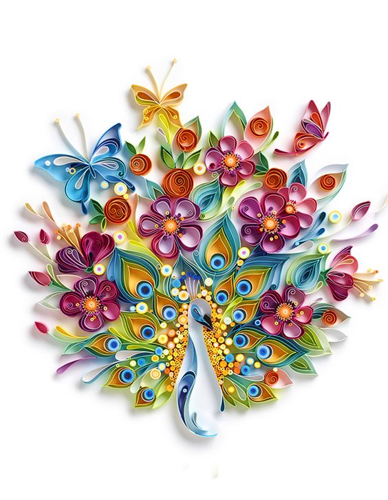 Quilling Paper Spring Assortment / Tiras de Papel para Filigrana Colores de Verano Filigrana Lake City Crafts Company