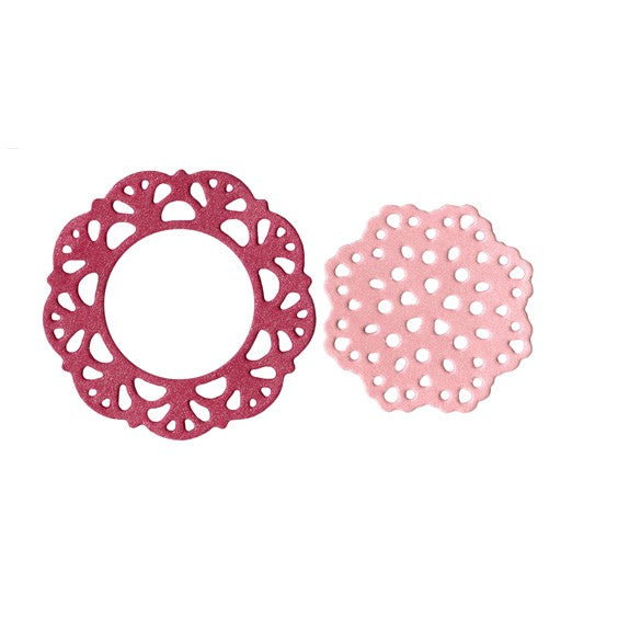 Doily Punches Cuts and Embossing / Suaje de Corte y Realce Blonda Perforada Dados de Corte / Suajes / Troqueles LifeStyle Crafts