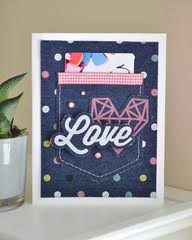 Denim Blues Paper Pad / Block de Papel Mezclillas 6 x 6 Descontinuado We R Memory Keepers