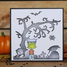 Halloween Dies / Suajes de Halloween Dados de Corte / Suajes / Troqueles Elizabeth Craft Designs