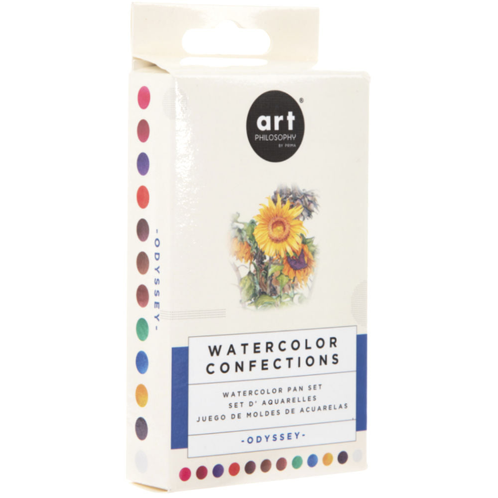 Watercolor Pans Odyssey  / Acuarelas Odisea Acuarela Prima Marketing