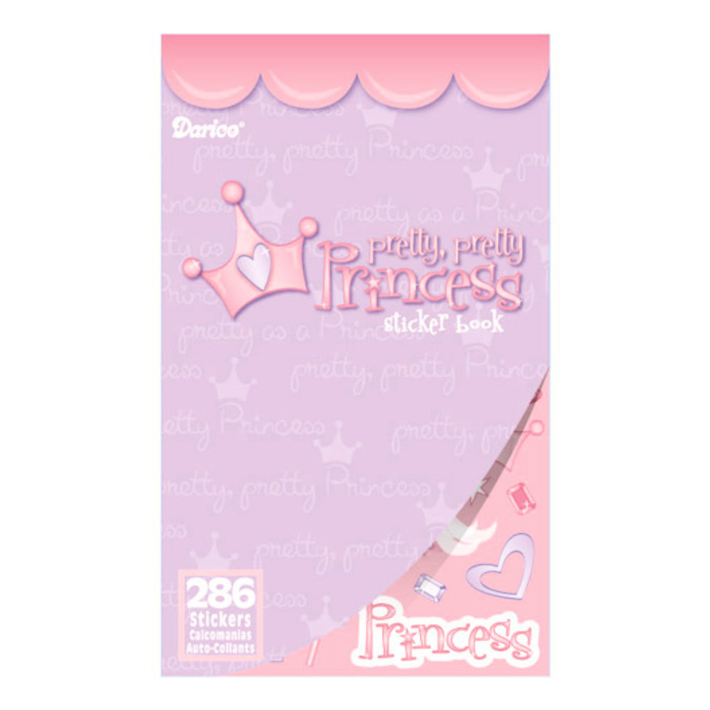 Sticker Book Pretty Princess  / 286 Estampas de Princesa Stickers Darice