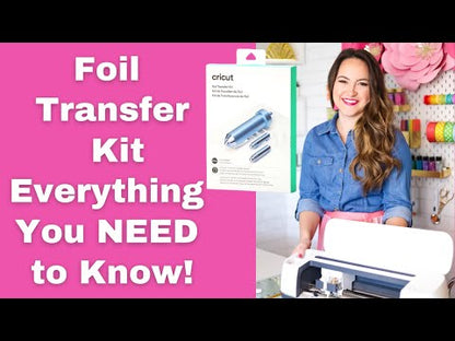 Foil Transfer Kit / Kit de Transferencia de Foil Navajas y cuchillas para máquinas Cricut