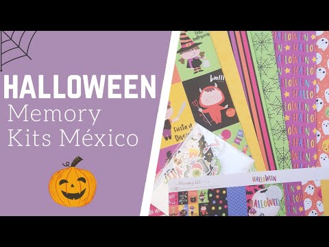 Kit de Papel Cartulina Halloween Papel Memory Kits