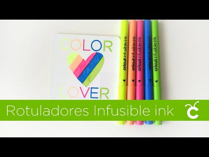 Infusible Ink Markers Neon / Set Marcadores Neon Infusible Ink Colores y Plumones Cricut