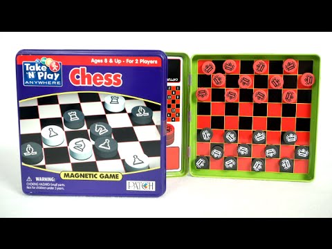 Magnetic Game Checkers / Juego de Damas Chinas Magnético