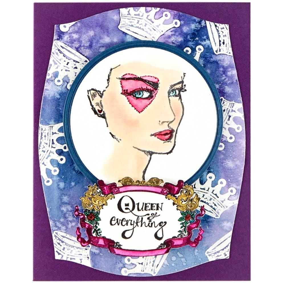 Queen of Everything Stamps / Sellos de Polímero Reina Sellos Jane Davenport