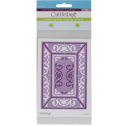 Embossing Plus Lace Door / Folder de Corte y Grabado Marco Puerta Descontinuado Cuttlebug