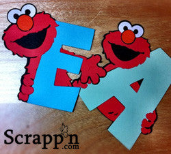 Sesame Street Font Cartridge / Cartucho  Plaza Sesamo Letras Descontinuado Cricut