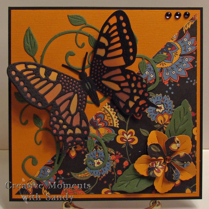 Suaje de Corte de Mariposa Exotica / Small Exotic Butterflies 2 Descontinuado Cheery Lynn Designs