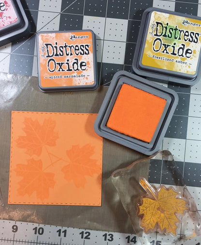 Tim Holtz Distress Oxide Spiced Marmalade / Cojin de Tinta Efecto Oxidado Mermelada Tintas Ranger