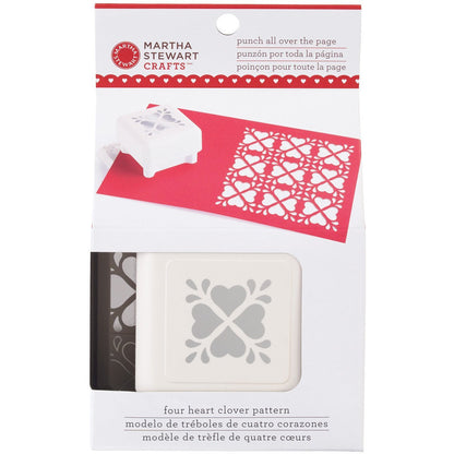 All Over the Page Four Heart Clover Pattern  / Perforadora de Trébol Descontinuado Martha Stewart