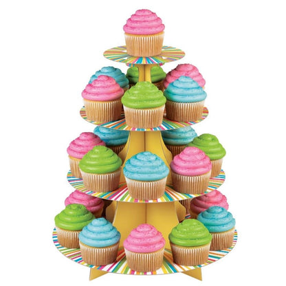 Colorful Treat Stand / Base Para Cupcakes y Dulces Repostería Wilton