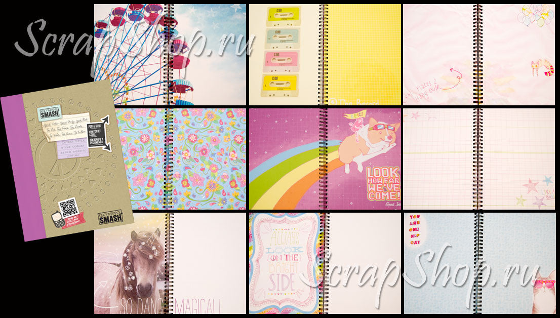 Smash Cutesy Style / Cuaderno tipo Diario o Agenda Smash Descontinuado K &amp; Company