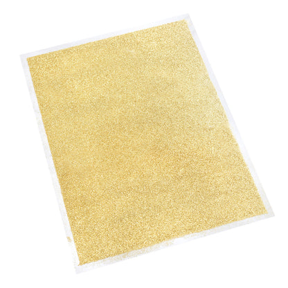 Minc Glitter Sheets Gold / 4 Hojas de Papel Metalizado Brillitos Dorado Acetato y Especializados Heidi Swapp