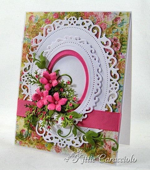 Floral Ovals / Suaje de Corte de Ovalos Florales Descontinuado Spellbinders