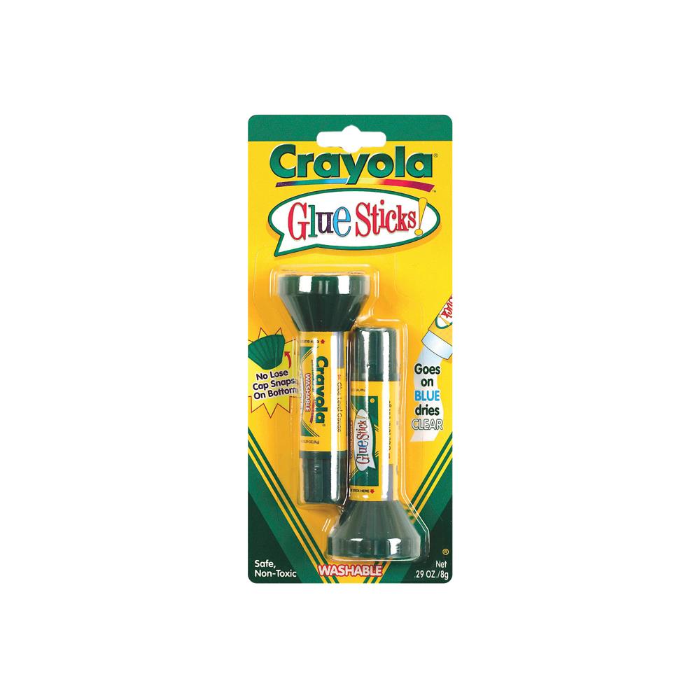 Washable Glue Sticks / Barras de Pegamento Adhesivos / Pegamentos Crayola