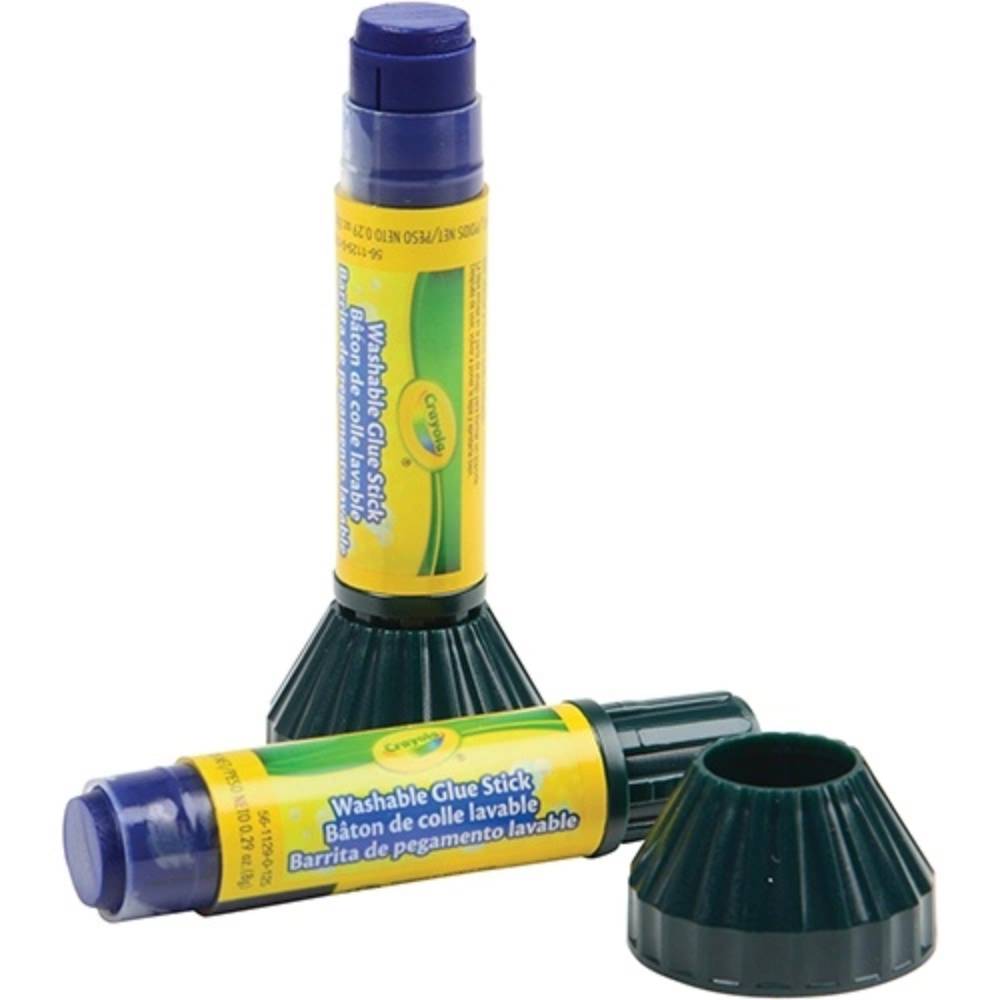 Washable Glue Sticks / Barras de Pegamento Adhesivos / Pegamentos Crayola