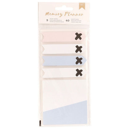 Memory Planner Sticky Notes / 200 Notas Adhesivas Agendas y Journals American Crafts