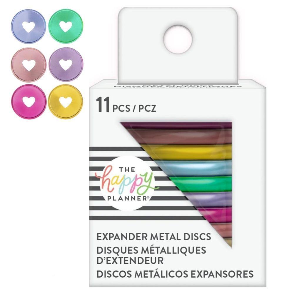 Happy Planner Metal Rainbow 1.75&quot; / Anillos Metálicos para Agendas Arcoiris Discos para Planners Me &amp; My Big Ideas