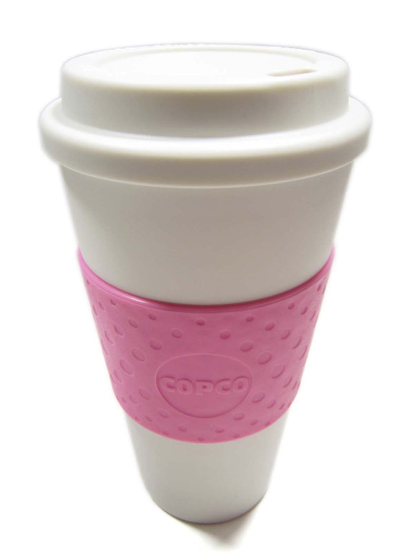 Termo Tipo Vaso De Cafe O Bebidas Calientes Y Frías 510 Ml Rosa