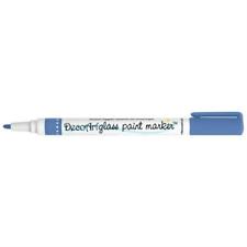 Decoart Glass Paint Marker 1mm Blue -Opaque