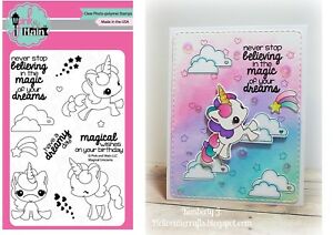 Magical Unicorns Stamps / Sellos de Polímero Unicornio Mágico Sellos Pink &amp; Main