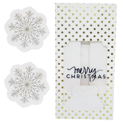 Snowflake Paper Candy Bags / Dulceros de Papel Copo de Nieve Bolsas Heidi Swapp