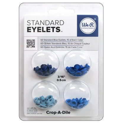 Standard Eyelets Blue / Ojillos Estándar Azules Adornos / Embellishments We R Memory Keepers