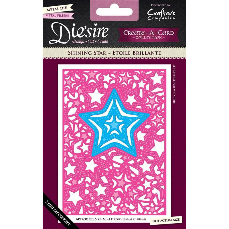 Suaje de Corte para Hacer Fondos de Estrellas / Shining Star Dados de Corte / Suajes / Troqueles Crafter&