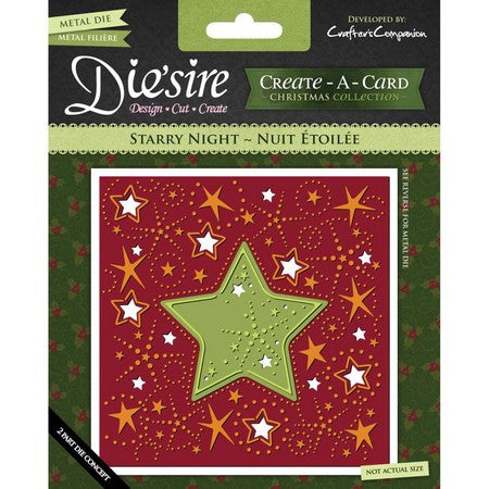 Suaje de Corte Para Hacer Fondos Grandes de Estrellas / Starry Night Dados de Corte / Suajes / Troqueles Crafter&