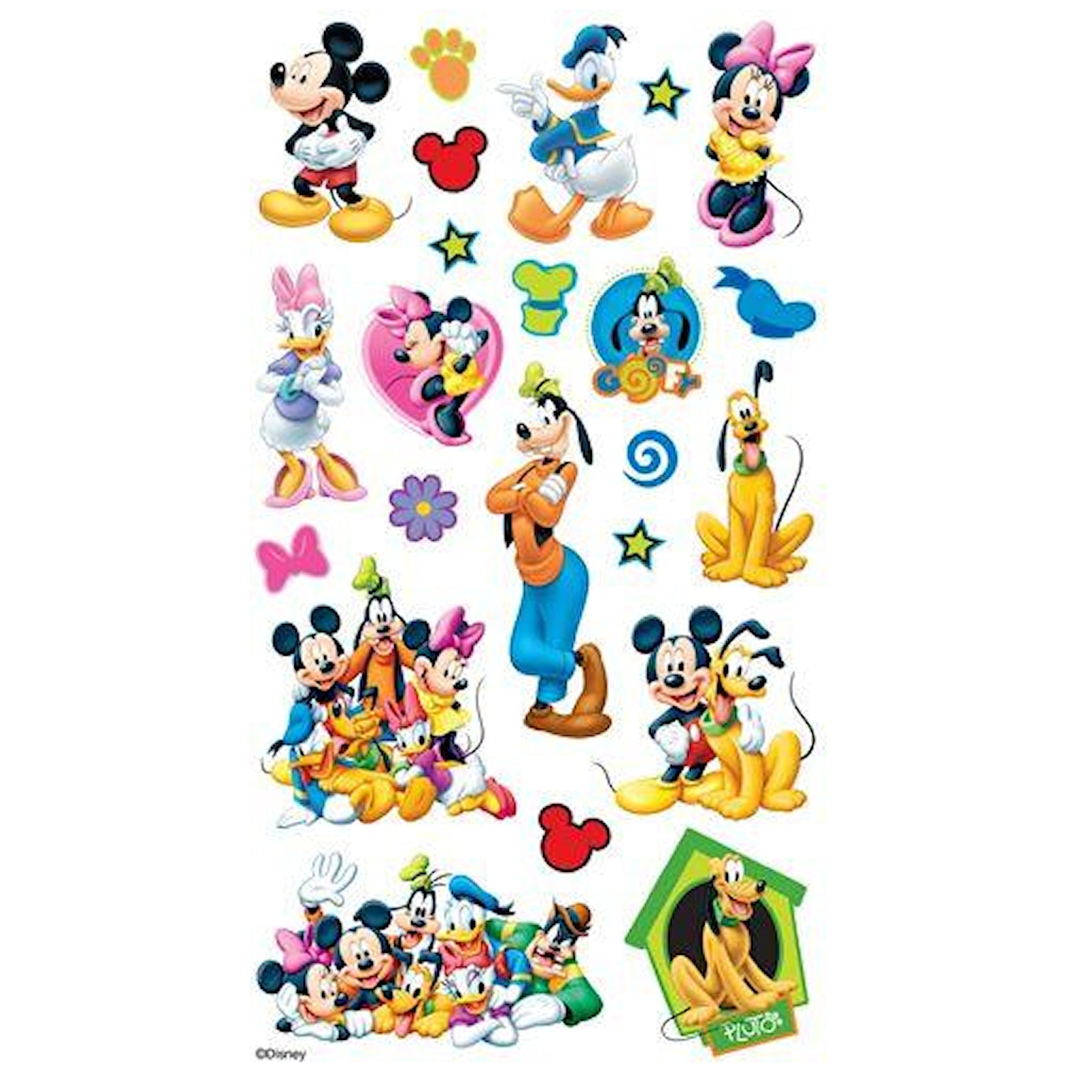 Pegatinas Decorativas Mickey Mouse y Amigos