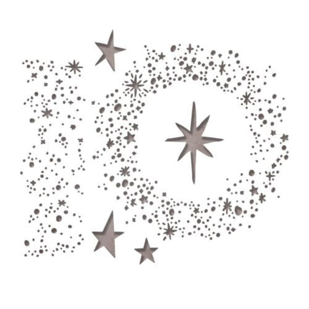 Thinlits Snowy Stars Die / Suaje Estrellas Navideñas Dados de Corte / Suajes / Troqueles Sizzix