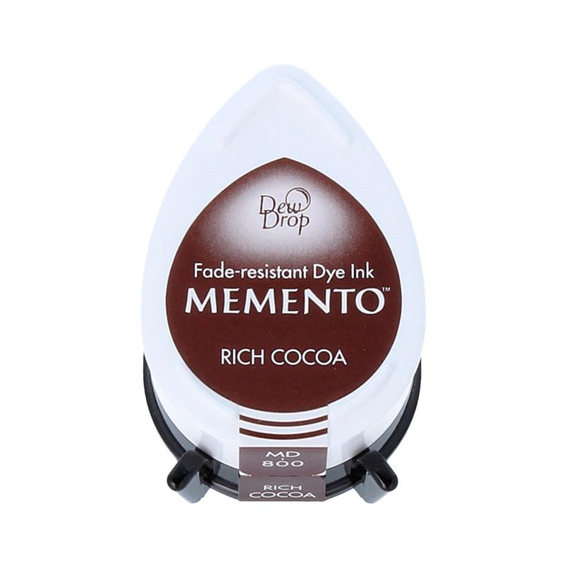 Rich Cocoa Memento Dew Drop / Cojín de Tinta para Sellos Café Tintas TSUKINEKO