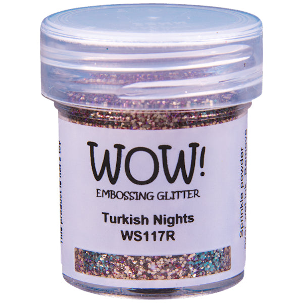 Turkish Nights Embossing Powder / Polvo de Embossing Dorado Turco Descontinuado Wow!