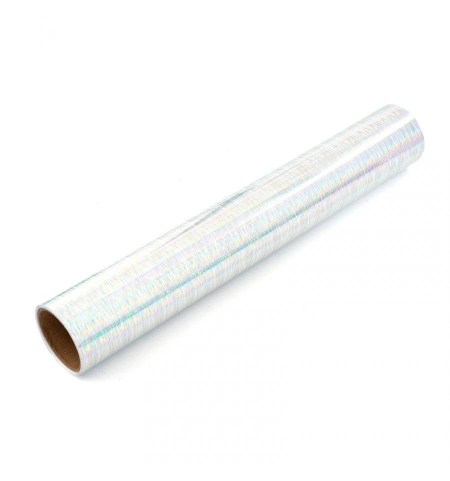 Holographic Adhesive Vinyl Silver / Vinil Adhesivo Holográfico Plata Viniles American Crafts